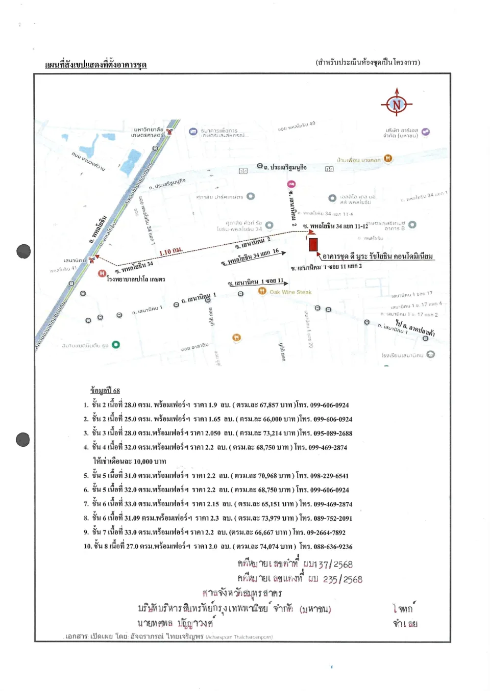 แผนที่ประกอบทรัพย์ 1