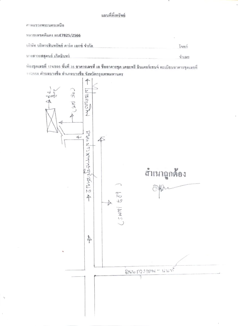 แผนที่ประกอบทรัพย์ 1