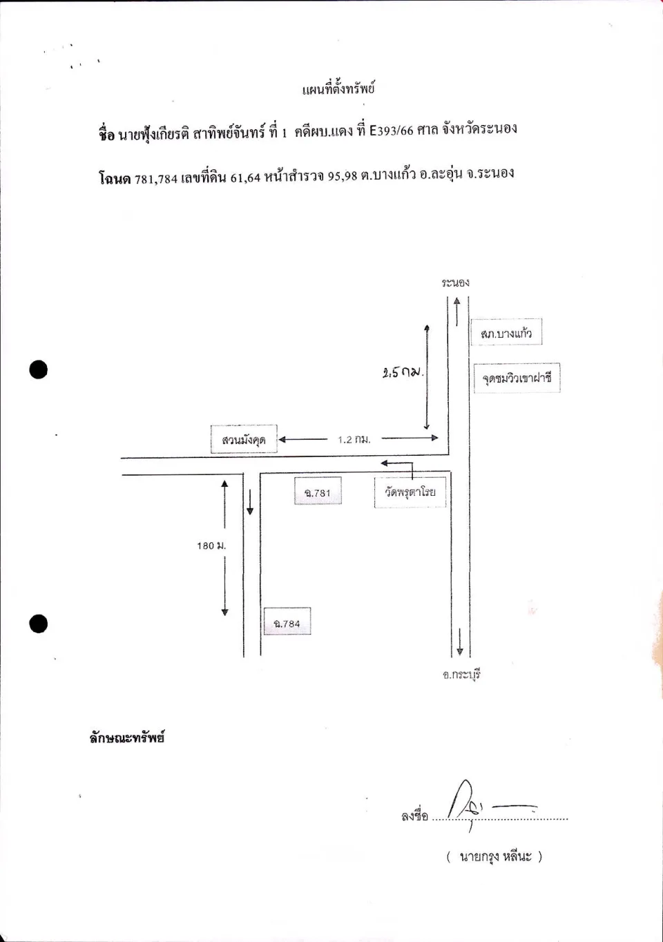 แผนที่ประกอบทรัพย์ 1