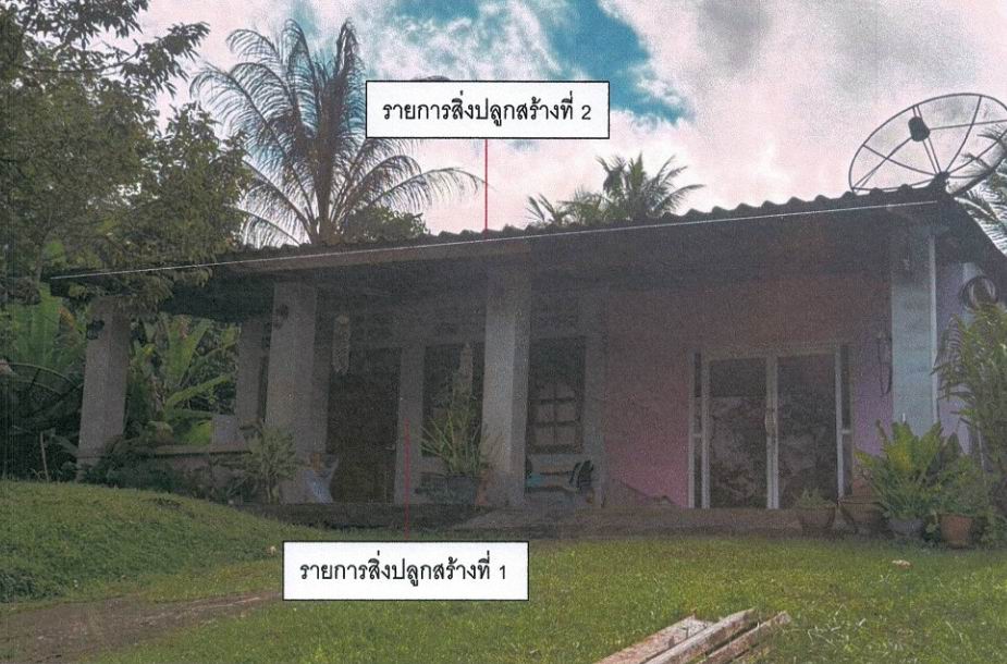 ขายทอดตลาด ที่ดินพร้อมสิ่งปลูกสร้าง ต.กะเปอร์ อ.กะเปอร์ จ.ระนอง