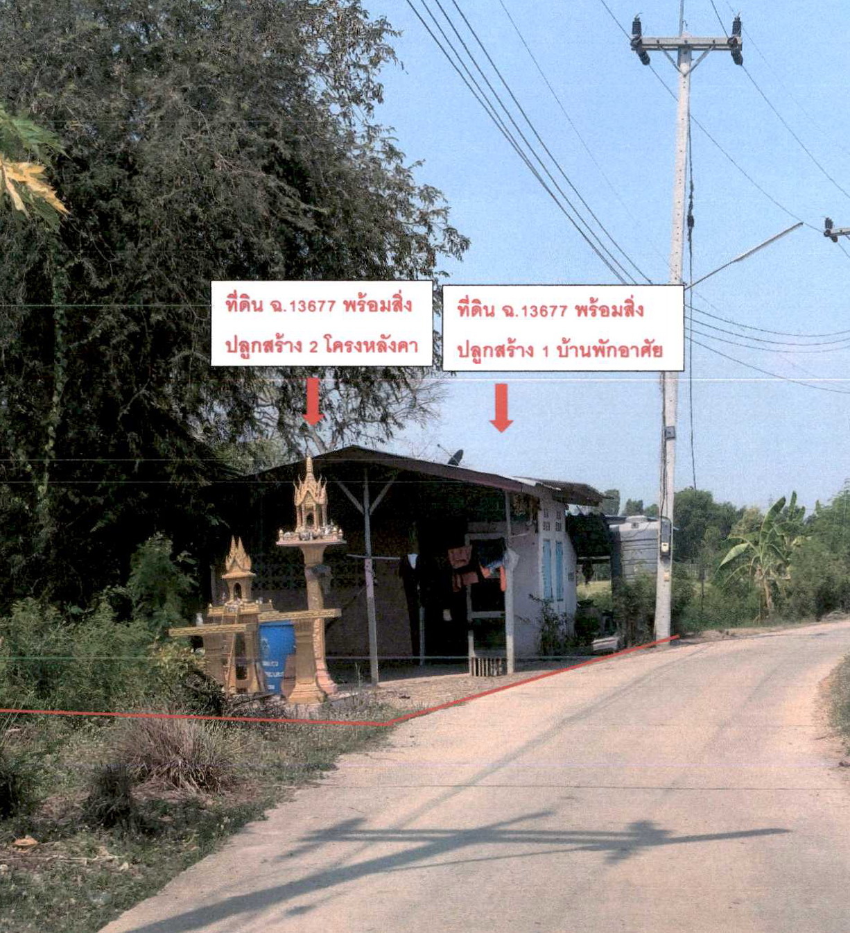 ขายทอดตลาด ที่ดินพร้อมสิ่งปลูกสร้าง ต.หนองไม้ซุง อ.อุทัย จ.พระนครศรีอยุธยา