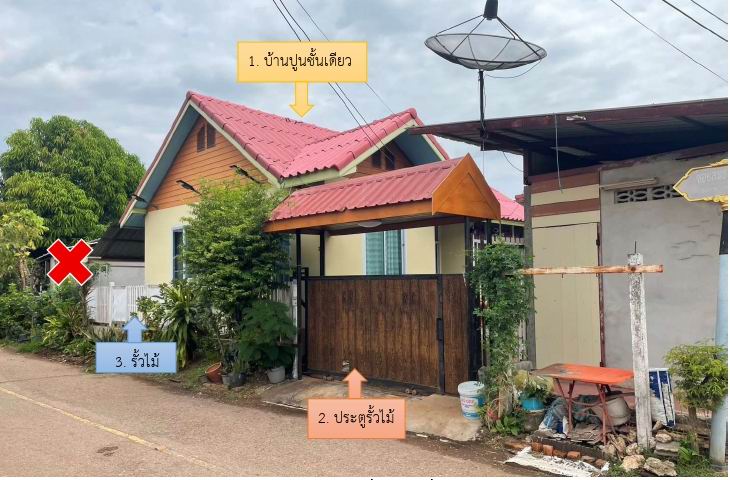 ขายทอดตลาด ที่ดินพร้อมสิ่งปลูกสร้าง ต.พังโคน อ.พังโคน จ.สกลนคร