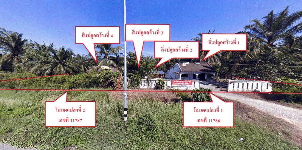 ขายทอดตลาด ที่ดินพร้อมสิ่งปลูกสร้าง ต.บางเหรียง อ.ทับปุด จ.พังงา