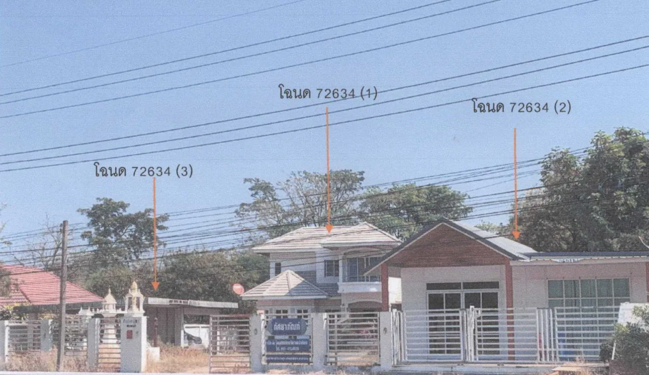 ขายทอดตลาด ที่ดินพร้อมสิ่งปลูกสร้าง ต.ก้ามปู อ.พยัคฆภูมิพิสัย จ.มหาสารคาม