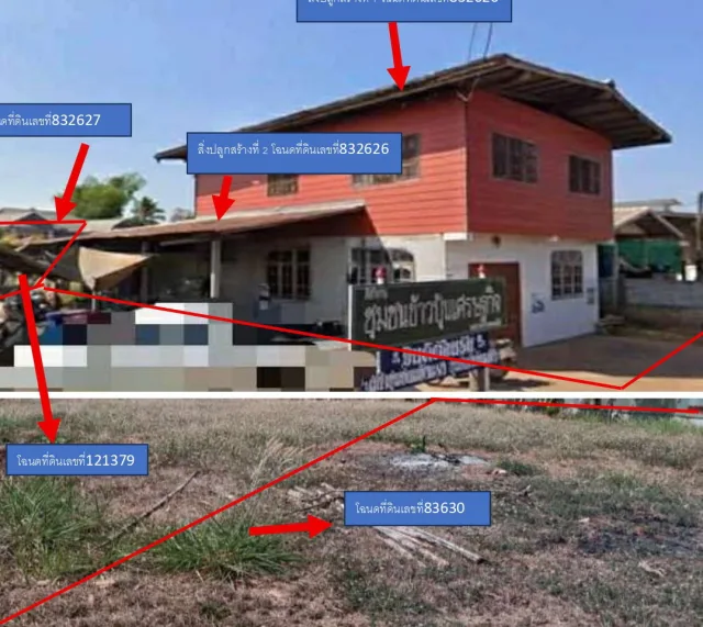ขายทอดตลาด ที่ดินพร้อมสิ่งปลูกสร้าง ต.ขมิ้น อ.เมืองสกลนคร จ.สกลนคร
