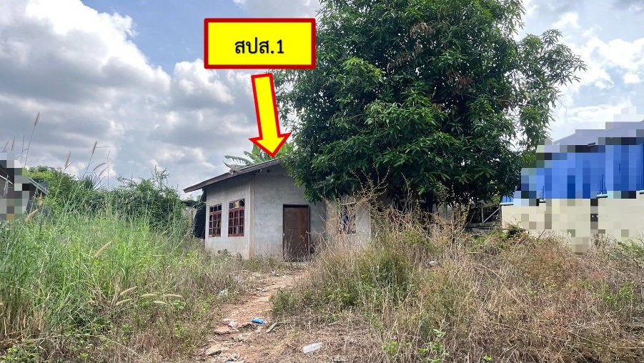 ขายทอดตลาด ที่ดินพร้อมสิ่งปลูกสร้าง ต.พังทุย อ.น้ำพอง จ.ขอนแก่น