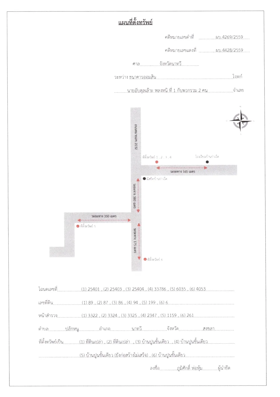 แผนที่ประกอบทรัพย์ 1