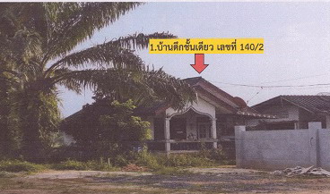 ขายทอดตลาด ที่ดินพร้อมสิ่งปลูกสร้าง ต.นาโยงเหนือ อ.นาโยง จ.ตรัง