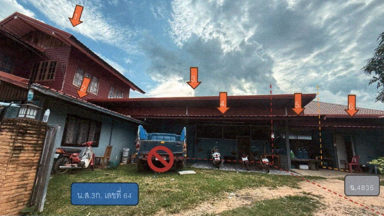 ขายทอดตลาด ที่ดินพร้อมสิ่งปลูกสร้าง ต.กุดเชียงหมี อ.เลิงนกทา จ.ยโสธร