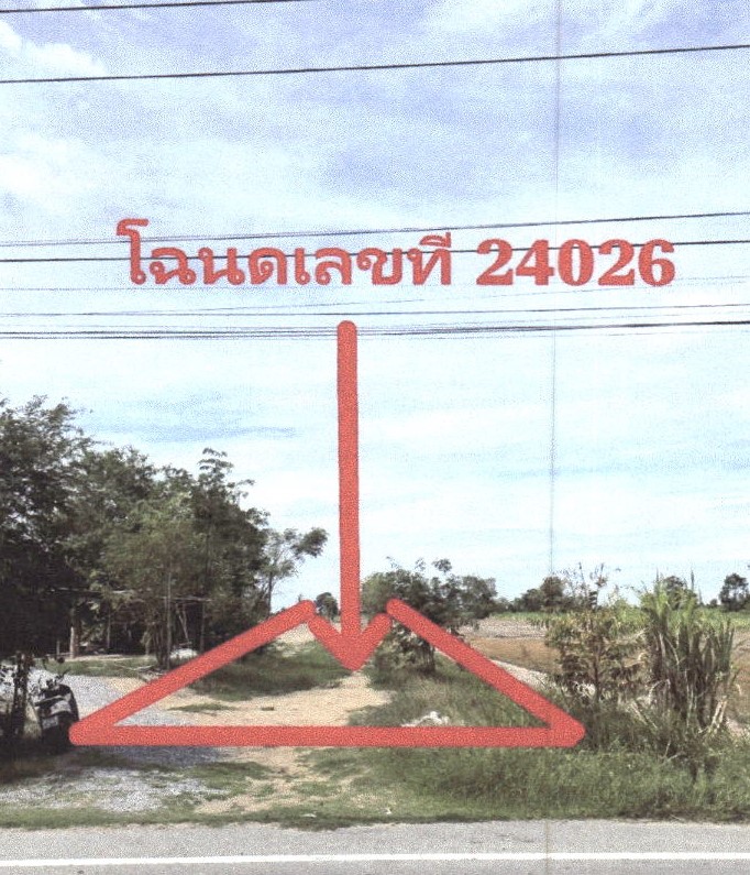 ขายทอดตลาด ที่ดินว่างเปล่า ต.แจงงาม อ.หนองหญ้าไซ จ.สุพรรณบุรี