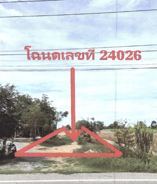ขายทอดตลาด ที่ดินว่างเปล่า ต.แจงงาม อ.หนองหญ้าไซ จ.สุพรรณบุรี