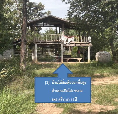 ขายทอดตลาด ที่ดินพร้อมสิ่งปลูกสร้าง ต.ห้องแซง อ.เลิงนกทา จ.ยโสธร