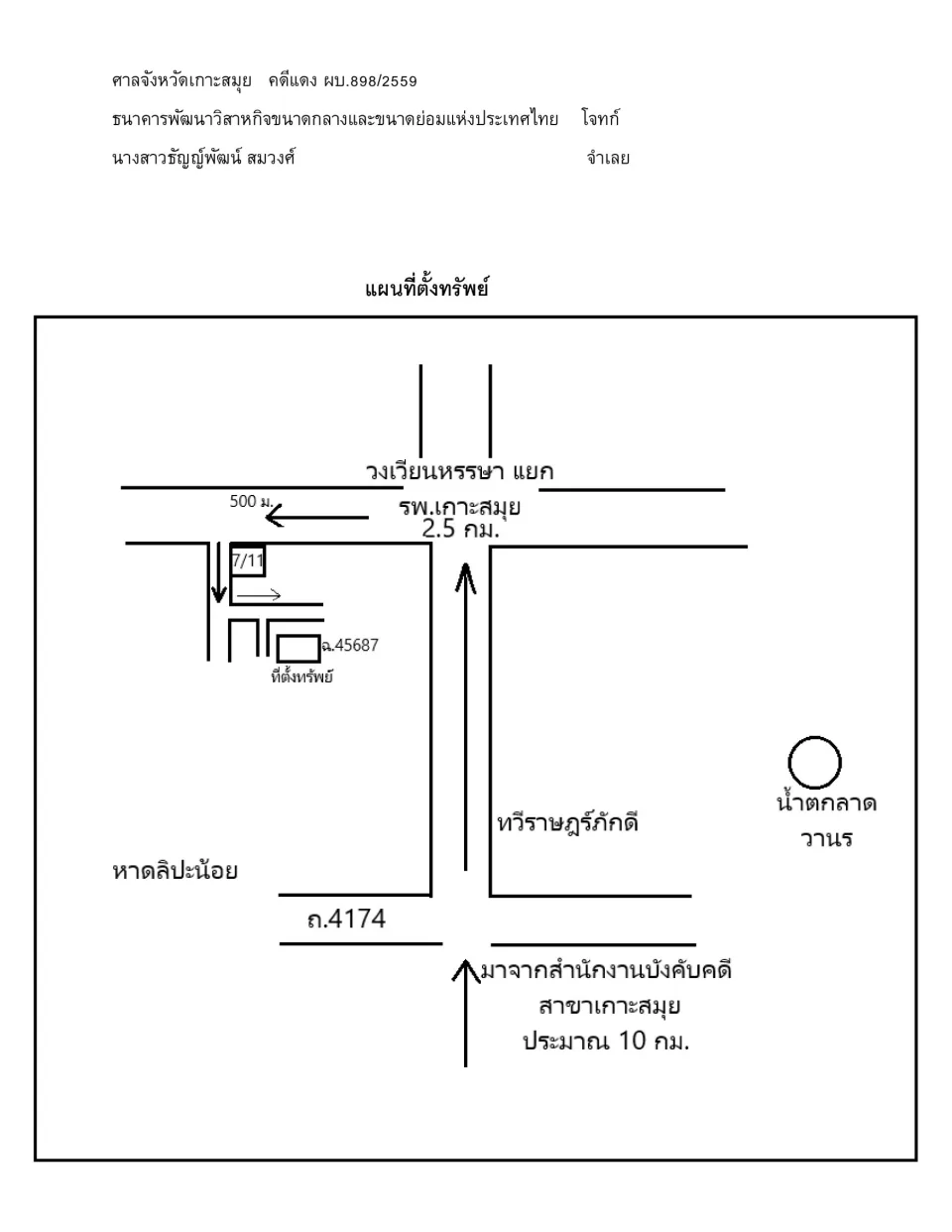 แผนที่ประกอบทรัพย์ 1
