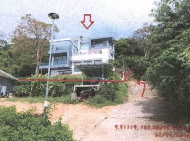 ขายทอดตลาด ที่ดินพร้อมสิ่งปลูกสร้าง ต.บ่อผุด อ.เกาะสมุย จ.สุราษฎร์ธานี
