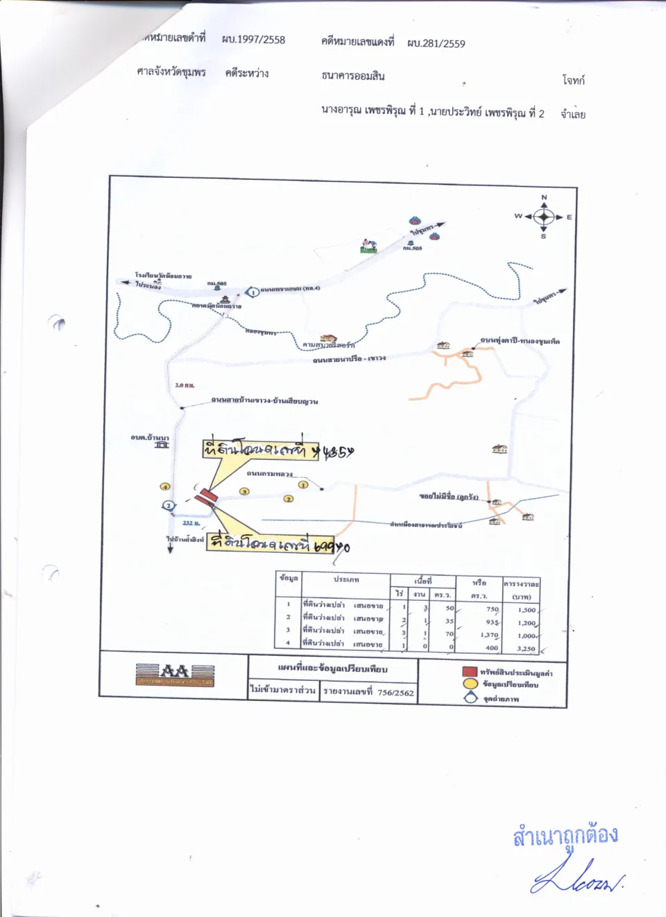 แผนที่ประกอบทรัพย์ 1