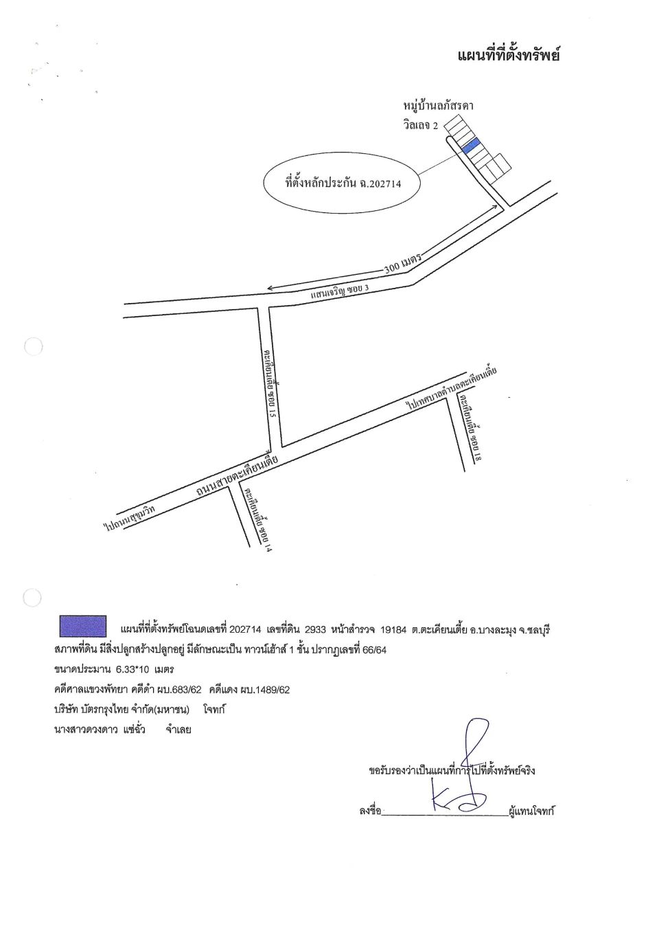 แผนที่ประกอบทรัพย์ 1