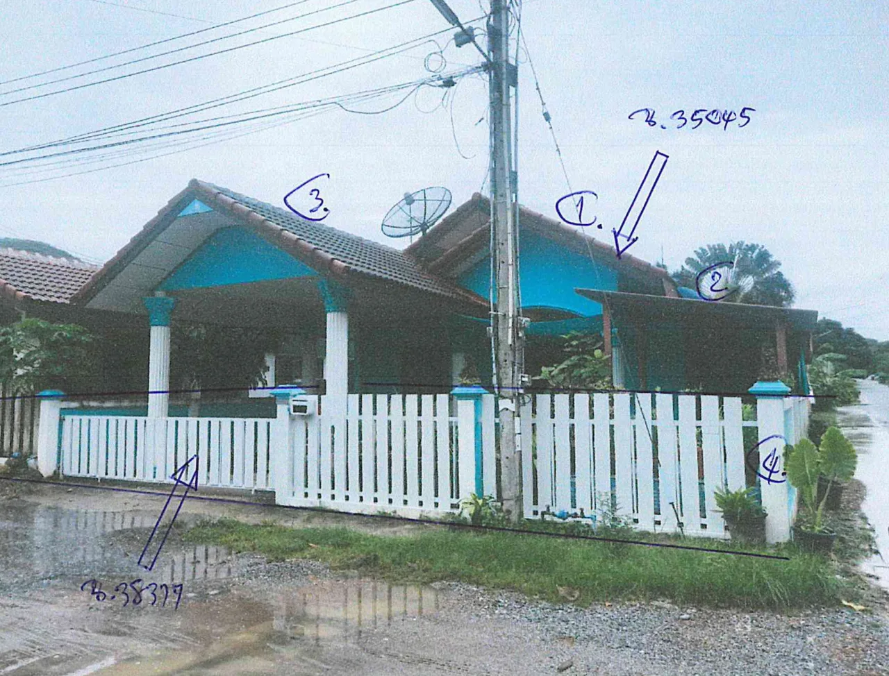 ขายทอดตลาด ที่ดินพร้อมสิ่งปลูกสร้าง ต.พลูตาหลวง อ.สัตหีบ จ.ชลบุรี