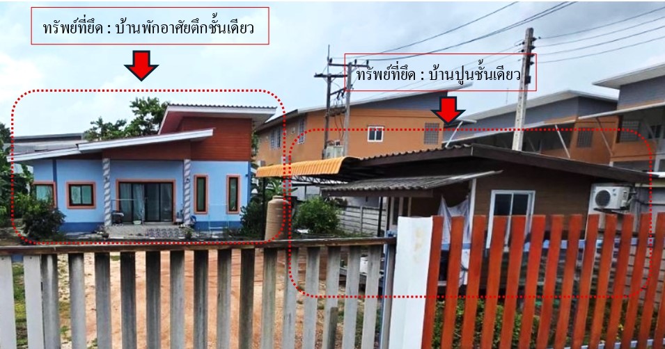 ขายทอดตลาด ที่ดินพร้อมสิ่งปลูกสร้าง ต.มาบข่า อ.กิ่งอำเภอนิคมพัฒนา จ.ระยอง