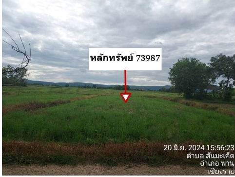ขายทอดตลาด ที่ดินว่างเปล่า ต.สันมะเค็ด อ.พาน จ.เชียงราย