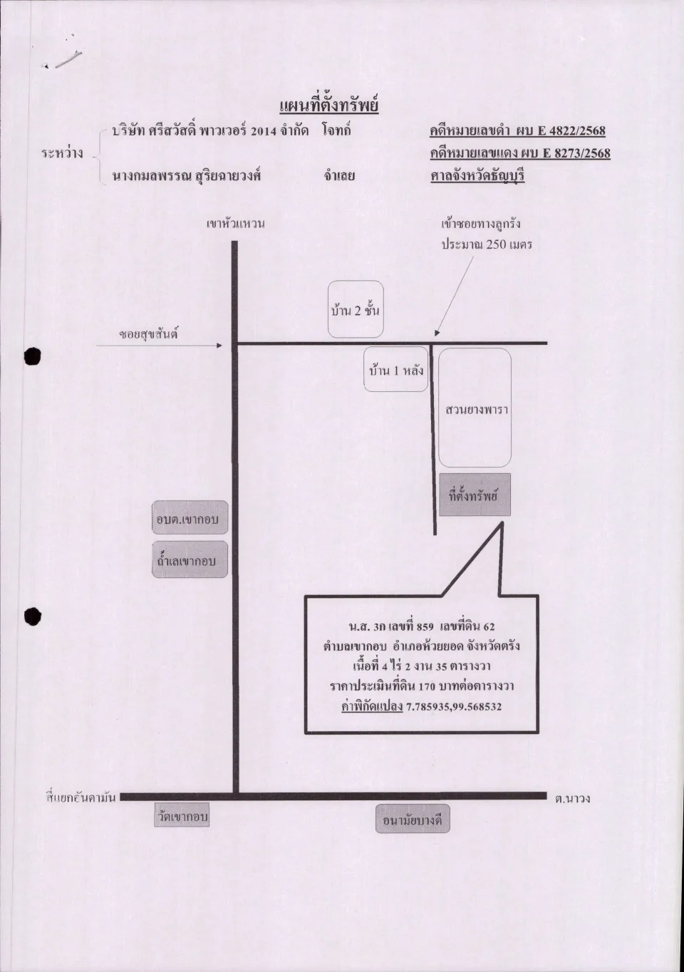 แผนที่ประกอบทรัพย์ 1
