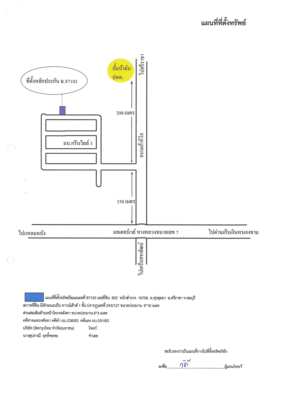 แผนที่ประกอบทรัพย์ 1