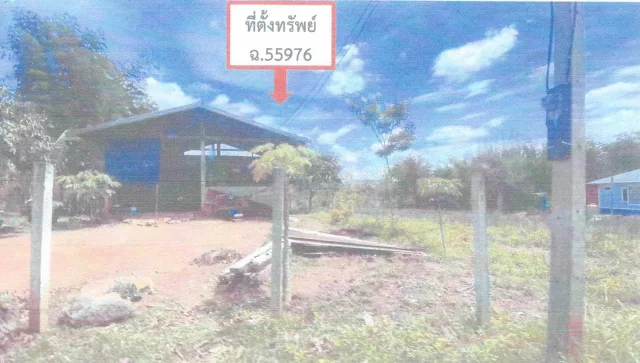 ขายทอดตลาด ที่ดินพร้อมสิ่งปลูกสร้าง ต.นาดินดำ อ.เมืองเลย จ.เลย