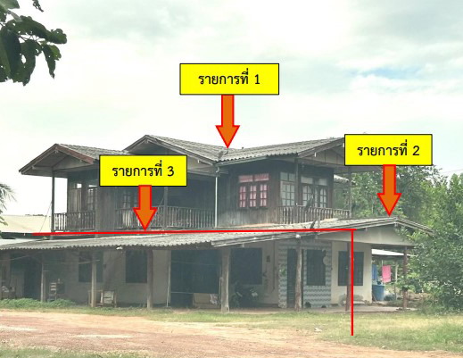 ขายทอดตลาด ที่ดินพร้อมสิ่งปลูกสร้าง ต.เนินยาง อ.คำม่วง จ.กาฬสินธุ์