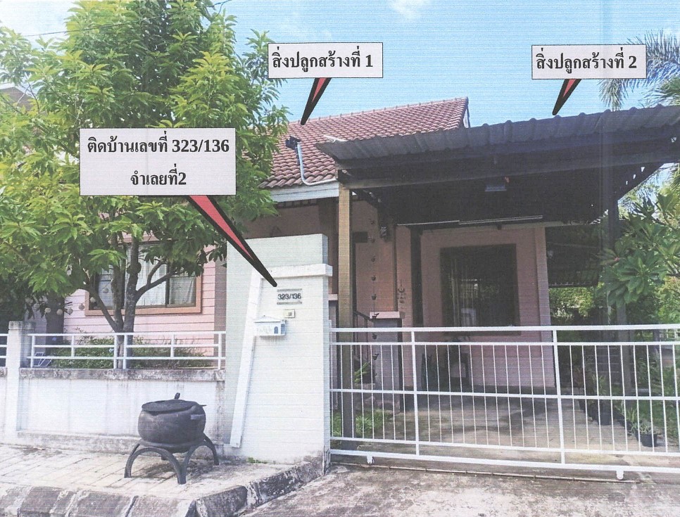 ขายทอดตลาด ที่ดินพร้อมสิ่งปลูกสร้าง ต.สันผักหวาน อ.หางดง จ.เชียงใหม่