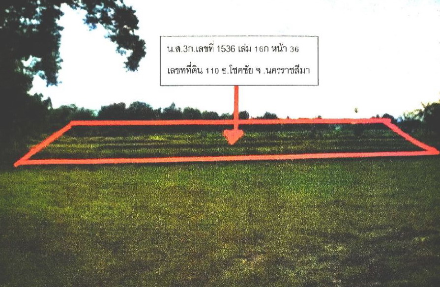 ขายทอดตลาด ที่ดินว่างเปล่า จ.นครราชสีมา