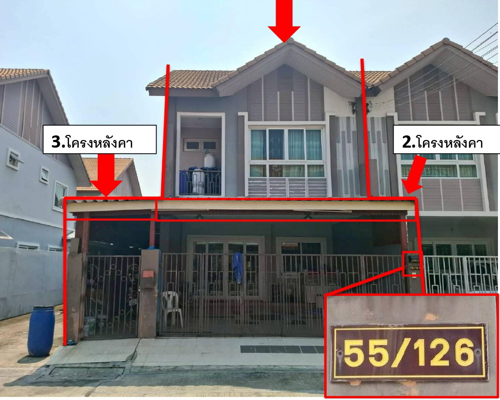 ขายทอดตลาด ที่ดินพร้อมสิ่งปลูกสร้าง ต.บางแม่นาง อ.บางใหญ่ จ.นนทบุรี
