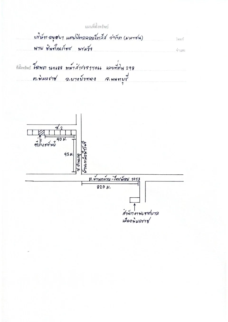 แผนที่ประกอบทรัพย์ 1