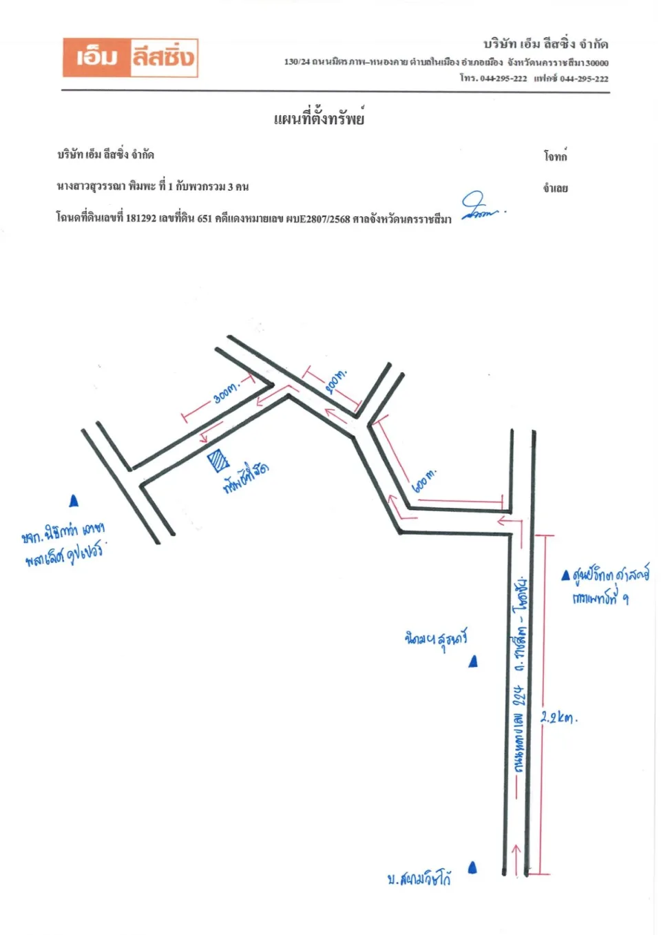 แผนที่ประกอบทรัพย์ 1