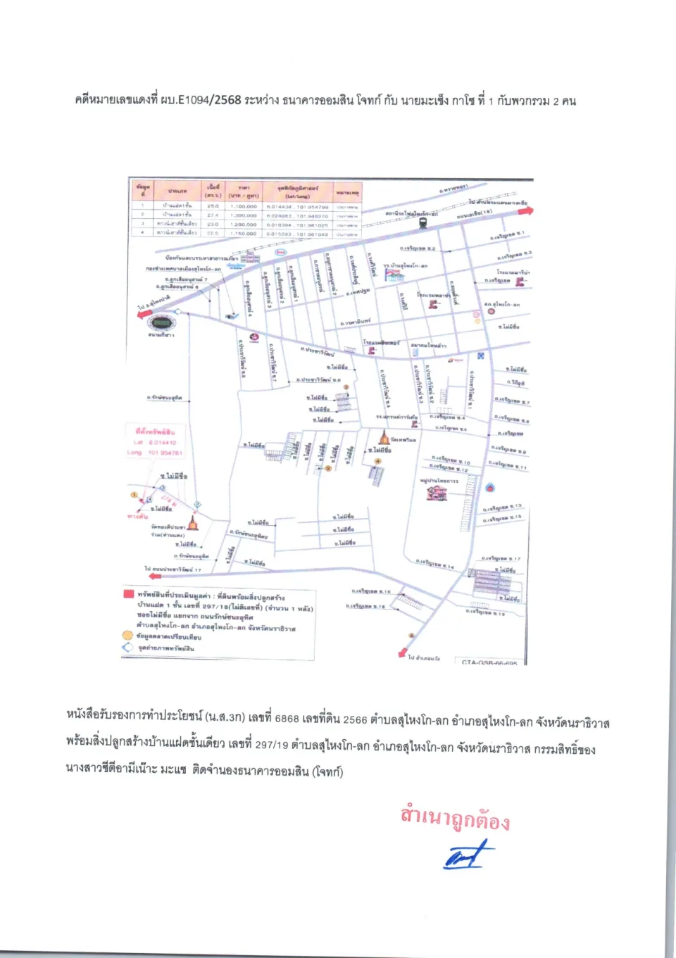 แผนที่ประกอบทรัพย์ 1