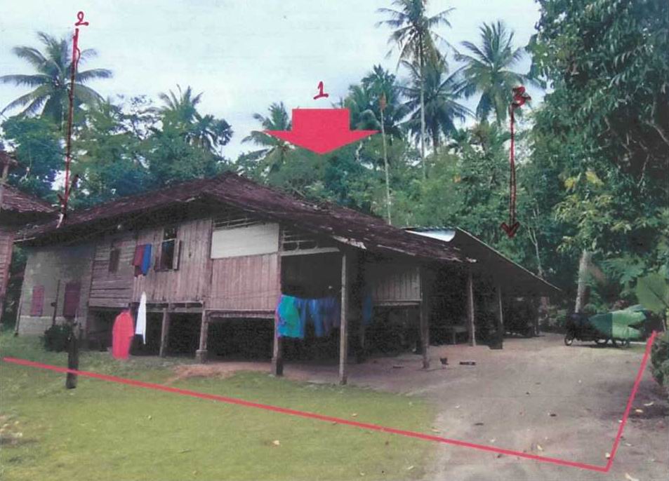 ขายทอดตลาด ที่ดินพร้อมสิ่งปลูกสร้าง ต.ปะลุกาสาเมาะ อ.บาเจาะ จ.นราธิวาส