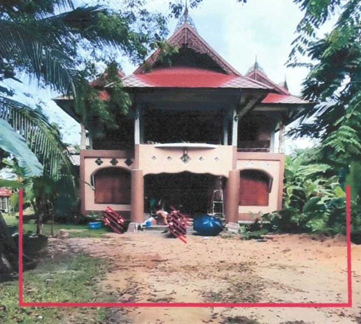 ขายทอดตลาด ที่ดินพร้อมสิ่งปลูกสร้าง ต.บาเระใต้ อ.บาเจาะ จ.นราธิวาส