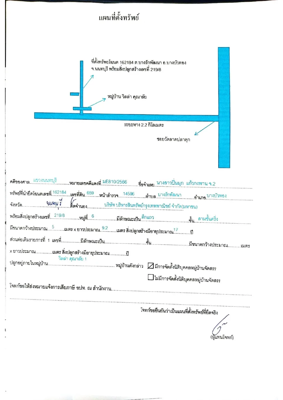 แผนที่ประกอบทรัพย์ 1