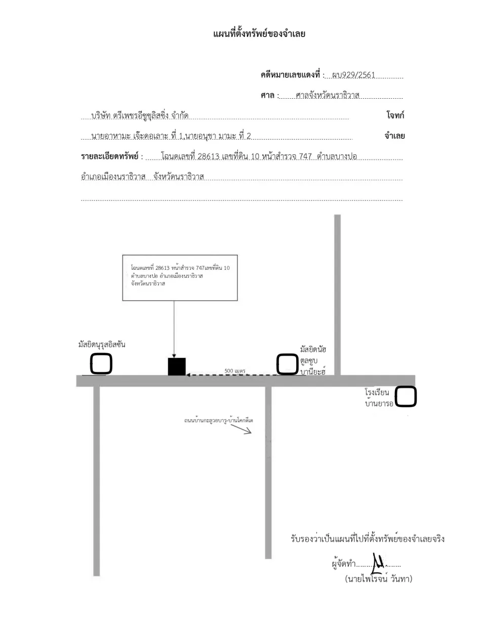 แผนที่ประกอบทรัพย์ 1