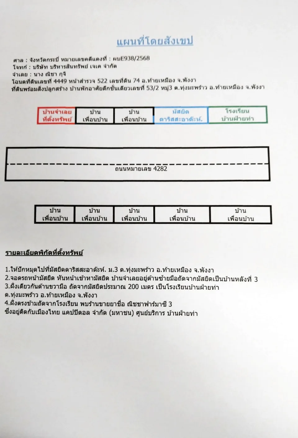 แผนที่ประกอบทรัพย์ 1