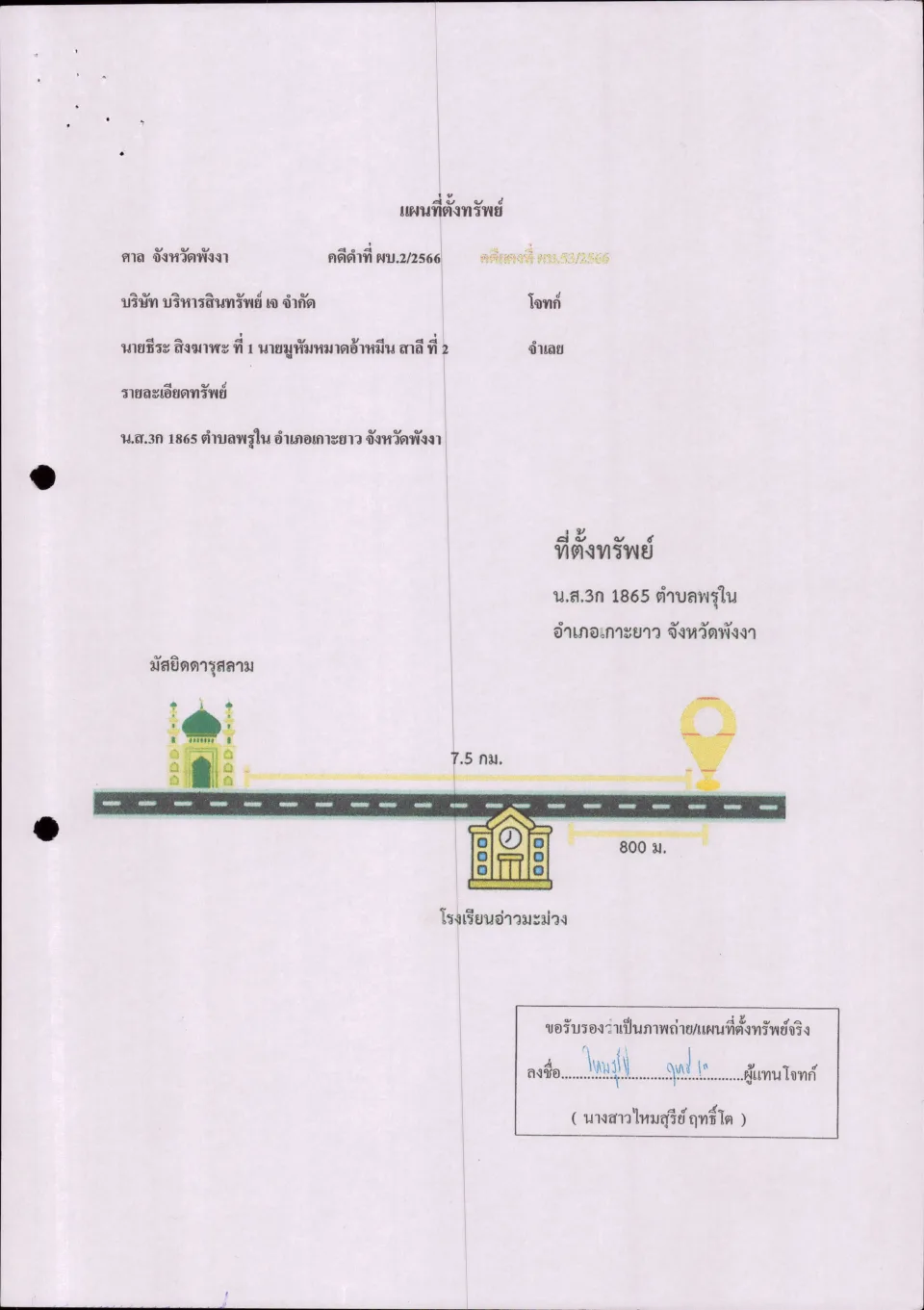 แผนที่ประกอบทรัพย์ 1
