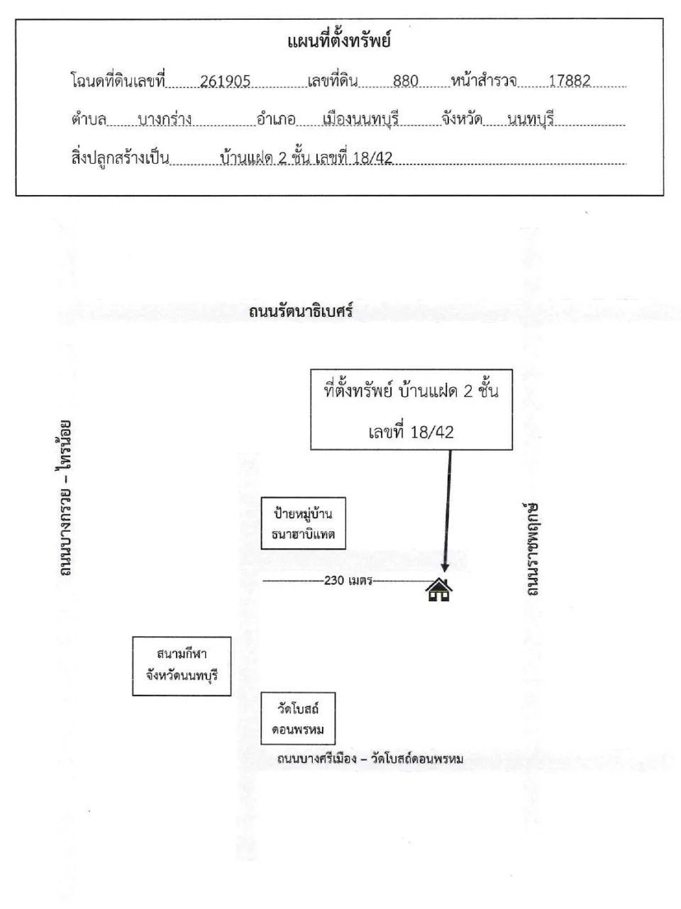 แผนที่ประกอบทรัพย์ 1
