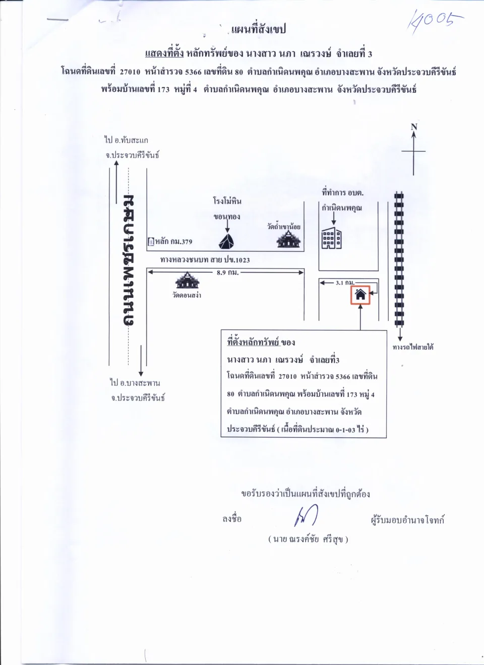 แผนที่ประกอบทรัพย์ 1