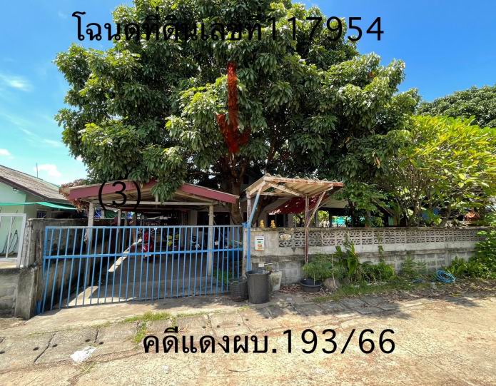 ขายทอดตลาด ที่ดินพร้อมสิ่งปลูกสร้าง ต.เสม็ด อ.เมืองบุรีรัมย์ จ.บุรีรัมย์