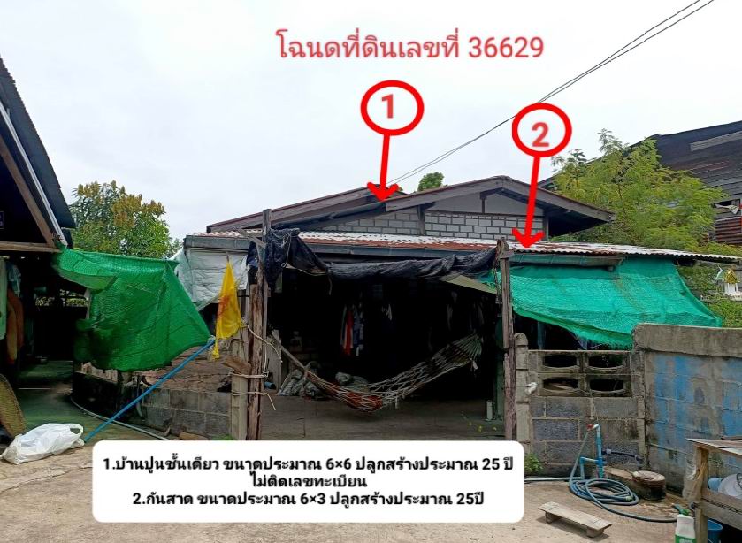 ขายทอดตลาด ที่ดินพร้อมสิ่งปลูกสร้าง ต.มะเฟือง อ.พุทไธสง จ.บุรีรัมย์