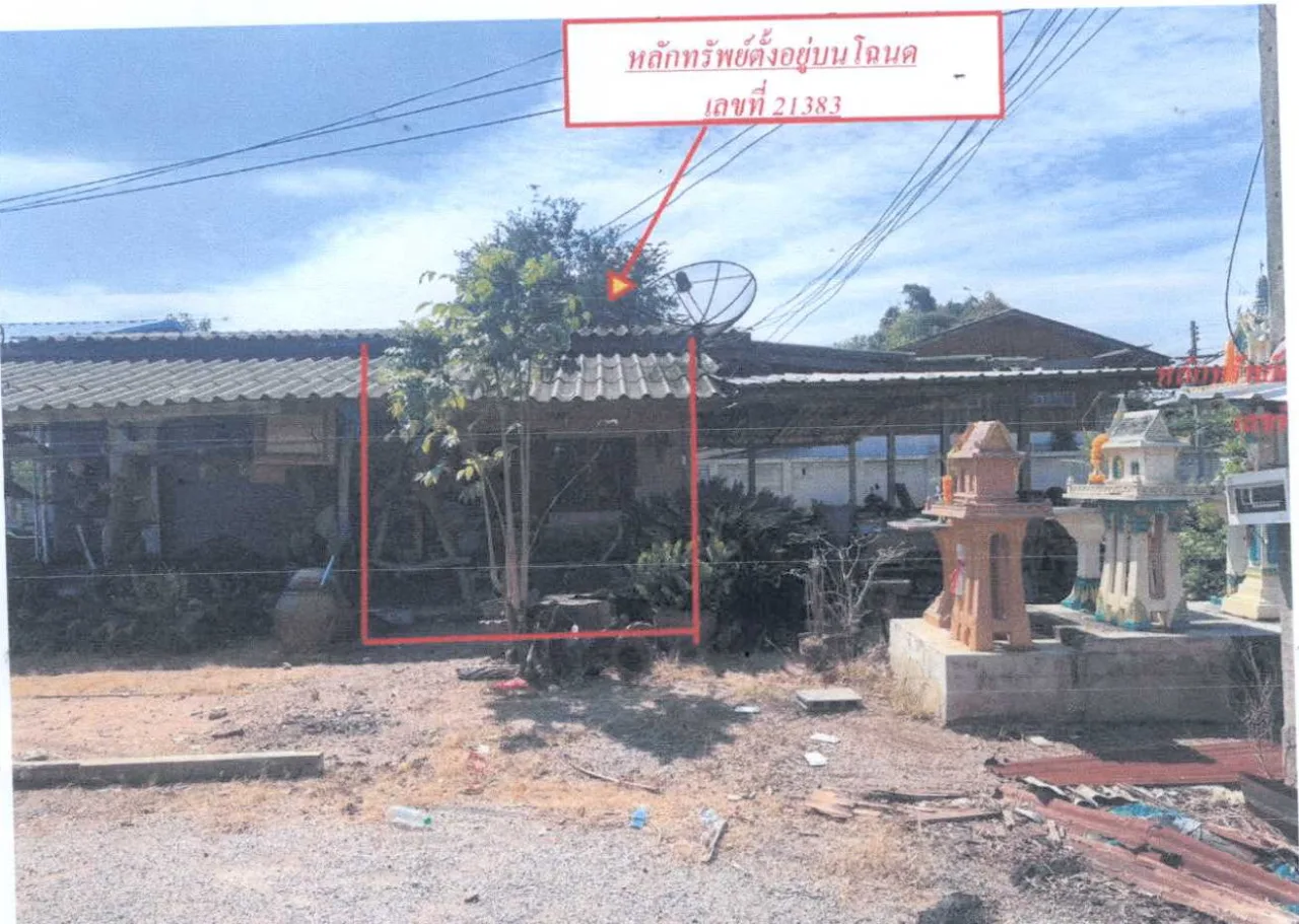 ขายทอดตลาด ที่ดินพร้อมสิ่งปลูกสร้าง ต.ท่าคอย อ.ท่ายาง จ.เพชรบุรี