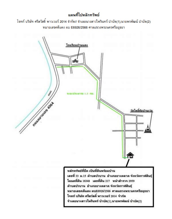 แผนที่ประกอบทรัพย์ 1