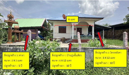 ขายทอดตลาด ที่ดินพร้อมสิ่งปลูกสร้าง ต.กระสัง อ.กระสัง จ.บุรีรัมย์