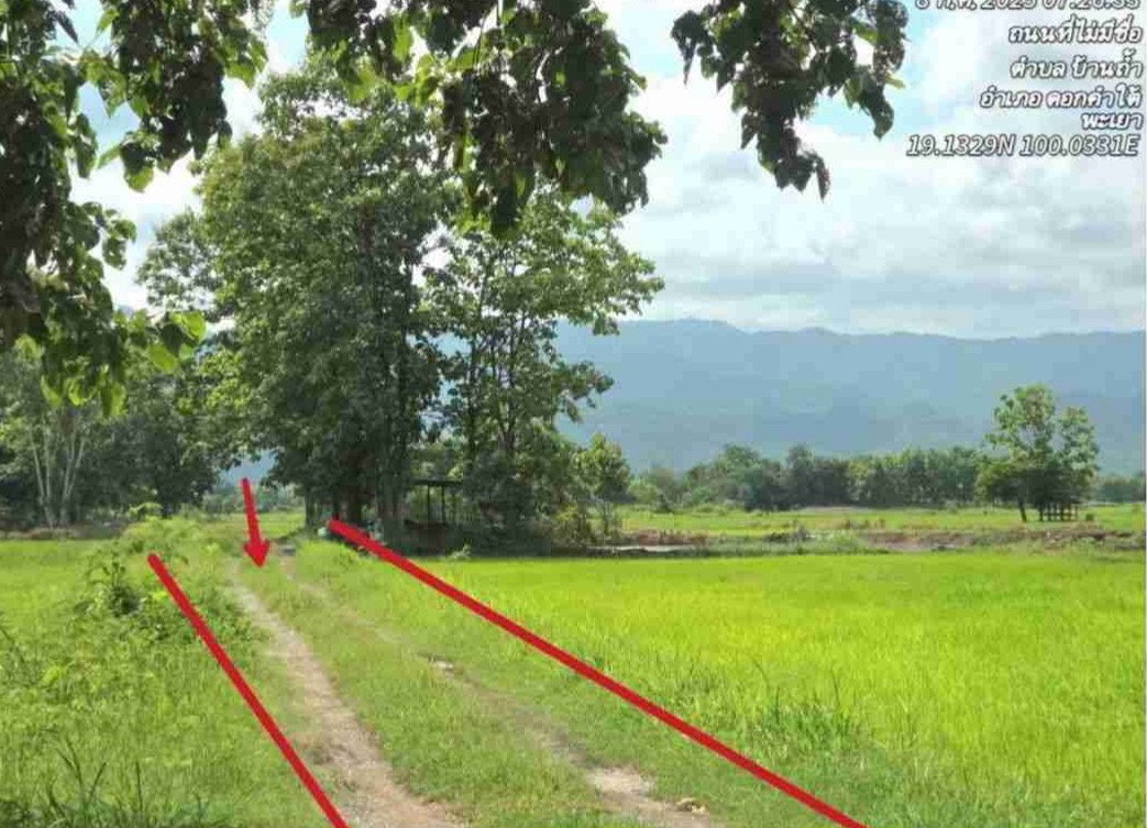 ขายทอดตลาด ที่ดินว่างเปล่า ต.ดอนศรีชุม อ.ดอกคำใต้ จ.พะเยา