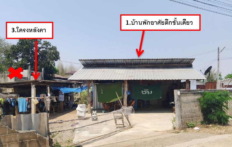 ขายทอดตลาด ที่ดินพร้อมสิ่งปลูกสร้าง ต.ควร อ.ปง จ.พะเยา