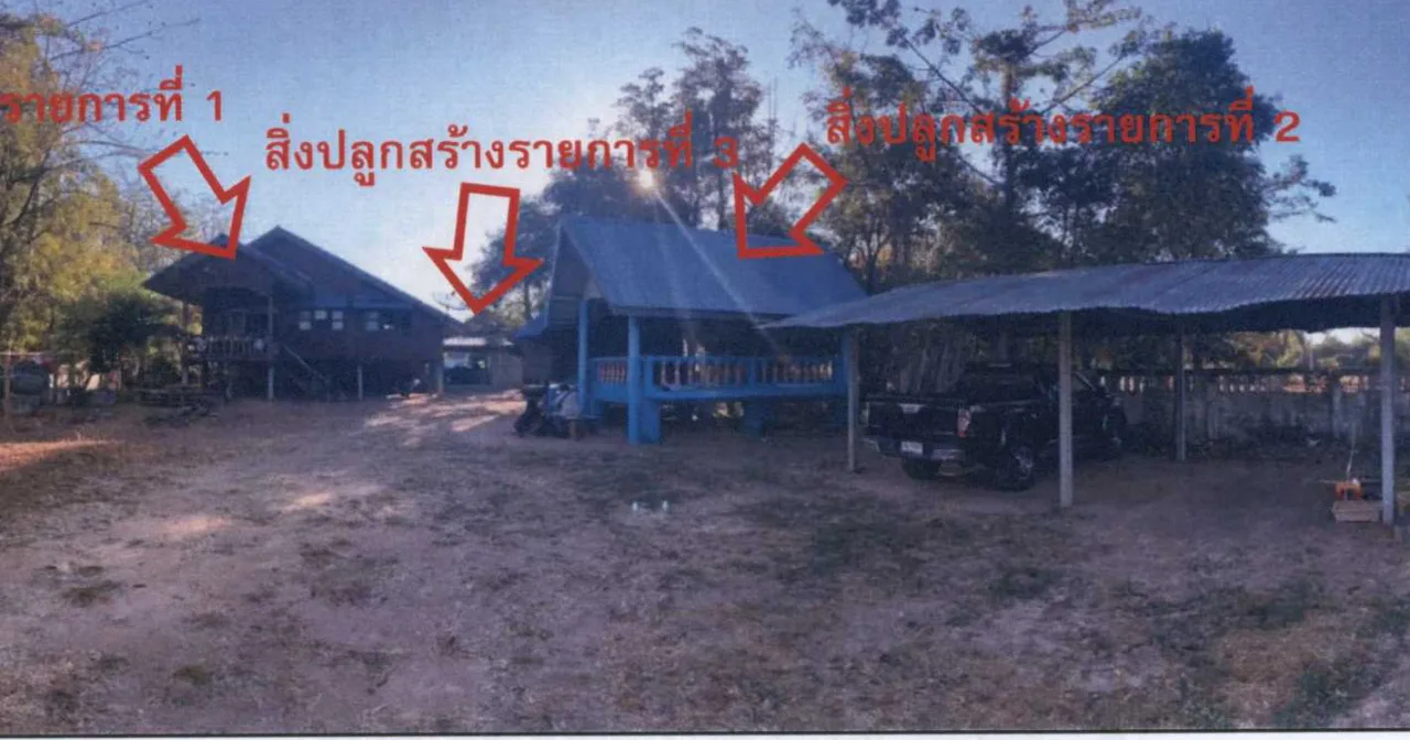 ขายทอดตลาด ที่ดินพร้อมสิ่งปลูกสร้าง ต.ดอนเงิน อ.เชียงยืน จ.มหาสารคาม