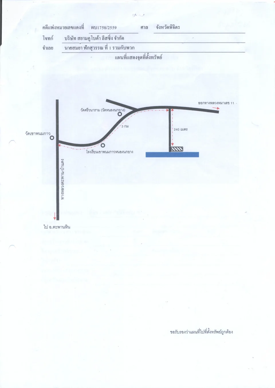 แผนที่ประกอบทรัพย์ 1